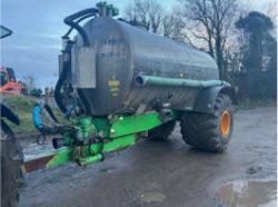 2001 JOSKIN COBRA 11500 LITRE VACUUM TANKER – SLURRY SPREADER WITH REAR LINKAGE
