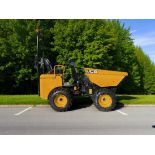2017 JCB 1THT 1-TON HI-TIP 4X4 DUMPER – 1,411 HOURS – KUBOTA DIESEL – HYDROSTATIC DRIVE
