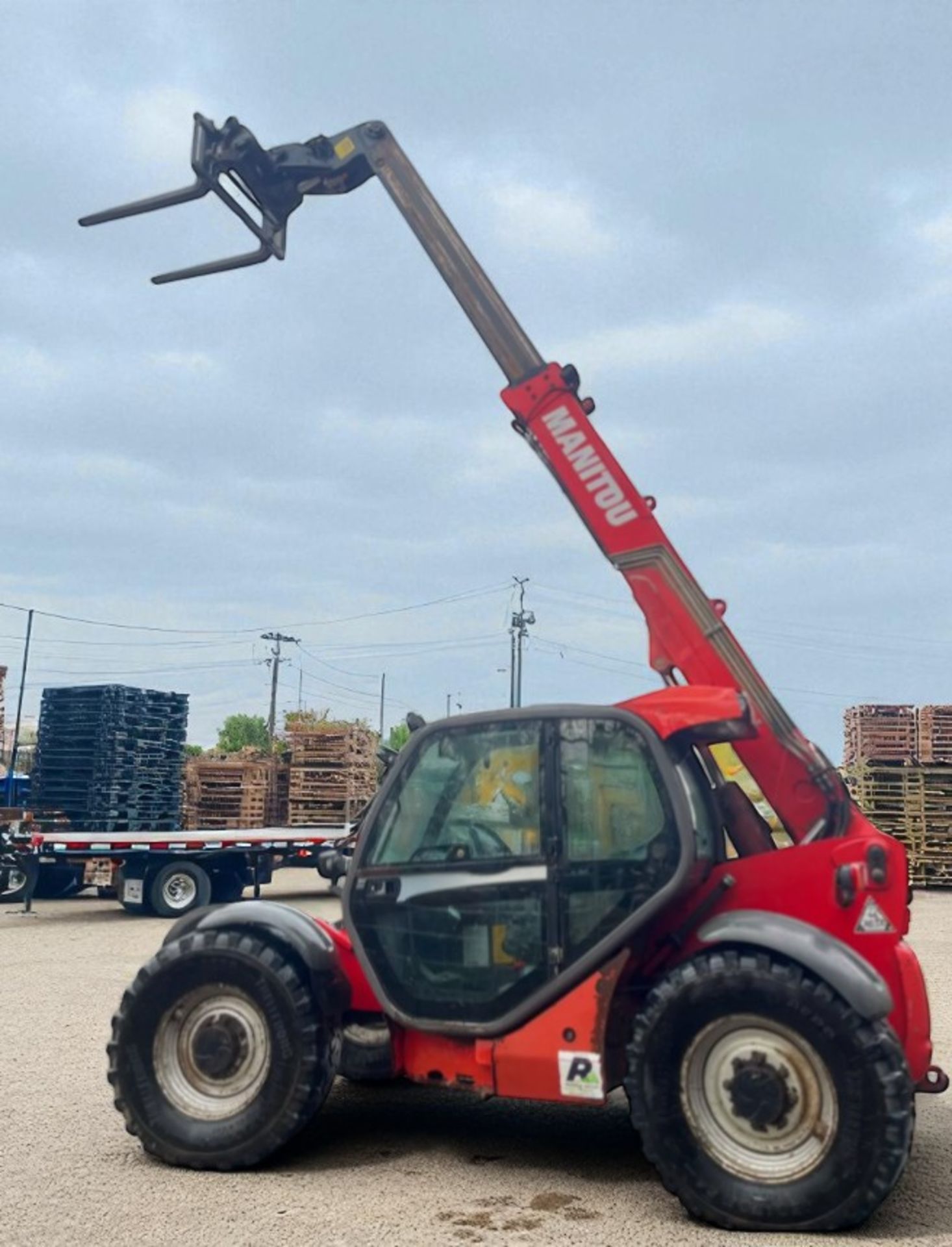 2009 MANITOU MT741-120 TURBO TELEHANDLER – 7M REACH - Image 8 of 12