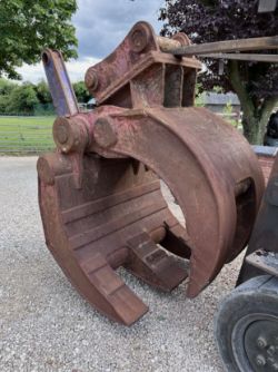 EXCAVATOR 5-FINGER GRAPPLE GRAB – 80MM PINS >>--NO VAT ON HAMMER--<<