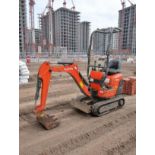 2014 KUBOTA K008 MICRO DIGGER – 0.8 TON – DIESEL – EXPANDING TRACKS