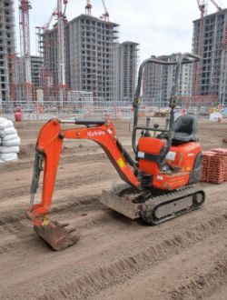 2014 KUBOTA K008 MICRO DIGGER – 0.8 TON – DIESEL – EXPANDING TRACKS