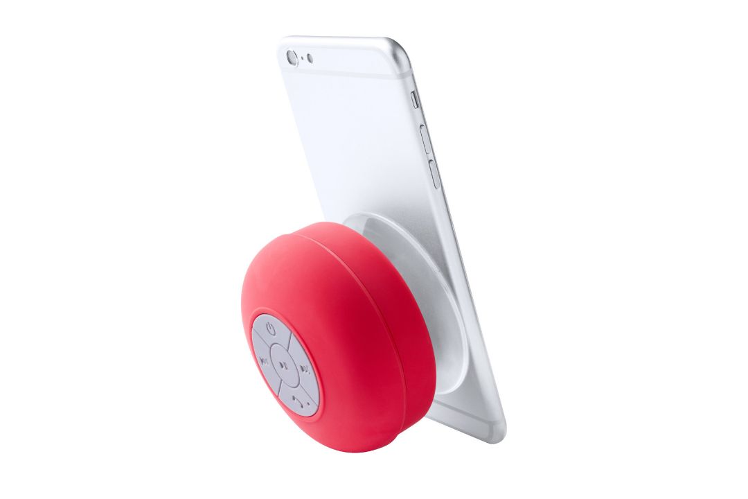 300 X NEW BLUETOOTH HANDSFREE CALL SPLASHPROOF RECHARGABLE SPEAKERS WITH SUCTION PAD - Image 3 of 8
