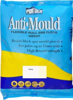 190X PALACE 3KG ANTI-MOULD FLEXIBLE WALL & FLOOR GROUT (ASSORTED COLOURS)