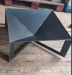 NEW BLACK METALL FIREPIT - 70CM×70CM WIDTH & 32CM HEIGHT
