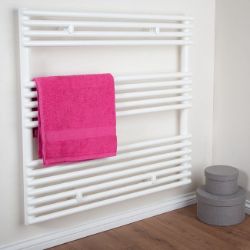 20X QUINN WHITE TOWEL RADIATORS (H)800 X (W)750MM.