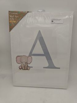 26 PALLETS OF ASSORTED INITIAL CANVASES, ASSORTED LETTERS AND DESIGNS