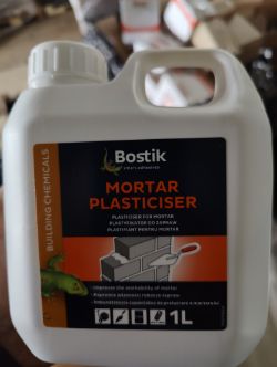 48 X BOSTIK MORTAR PLASTICISER 1L BOTTLES