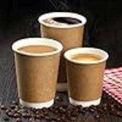 5000 12OZ KRAFT DISPOSABLE BROWN PAPER CUPS HOT COLD DRINKS PAPER CUPS KRAFT DISPOSABLE (12OZ/350ML)