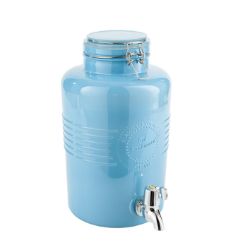2 PCS PCS NEW BRANDED KITCHEN CATERING PRODUCTS TO CLEAR- 6L OPAQUE BLUE DISPENSER