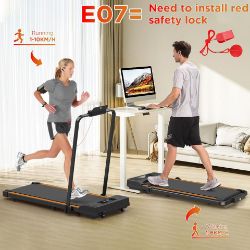 5 X 2 IN 1 FOLDING TREADMILL & WALKING PADS WITH WIDENED RUNNING BELT. RRP £269.99 EACH