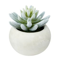 48 PCS BRAND NEW SUMMER HOME GARDEN STOCK TO CLEAR - 10.5CM ARTIFICIAL SUCCULENT PLANT CEMENT