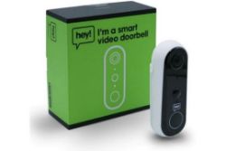 BULK LOT 10 X NEW & BOXED HEY! SMART WIRELESS VIDEO DOORBELL. RRP £79.99 EACH.