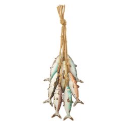 16 PCS BRAND NEW SUMMER HOME GARDEN STOCK TO CLEAR - 58 X 25CM FISH METAL WALL ART