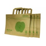 250 HIGH-QUALITY ECO-FRIENDLY PAPER BAGS - 24X31.2X18 CM, STURDY HANDLES, IDEAL FOR GIFTS & RETAIL
