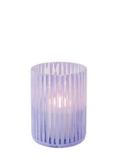 48 PCS NEW STOCK HOME LIVING BRANDED STOCK TO CLEAR- LILAC CANDLE HOLDER H14.5XDIA.11CM