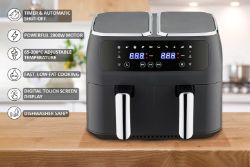 FREE DELIVERY - DUAL AIR FRYER (SBA-00253)
