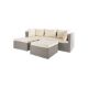 PALLET TO CONTAIN 4 X NEW & BOXED LUXURY GREY & CREAM CORNER SOFA SET. SOAK IN THE SUN AND FEEL THAT - Image 3 of 6