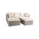 PALLET TO CONTAIN 4 X NEW & BOXED LUXURY GREY & CREAM CORNER SOFA SET. SOAK IN THE SUN AND FEEL THAT - Image 4 of 6