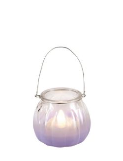 48 PCS NEW STOCK HOME LIVING BRANDED STOCK TO CLEAR - LILAC CANDLE HOLDER H10XDIA.11CM LARGE