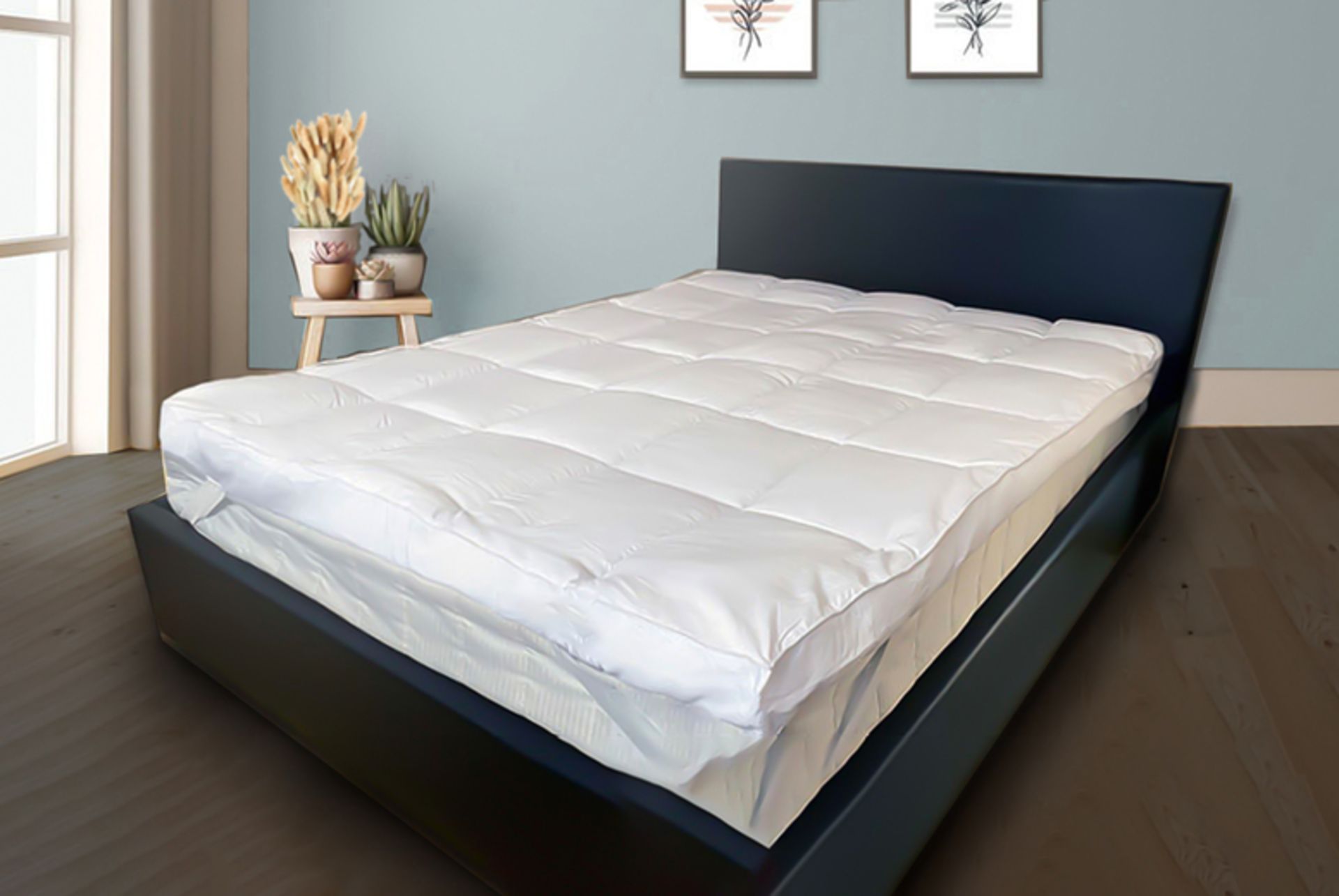FREE DELIVERY - MATTRESS TOPPER - DOUBLE(GIT-00239) - Image 4 of 4