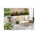 PALLET TO CONTAIN 4 X NEW & BOXED LUXURY GREY & CREAM CORNER SOFA SET. SOAK IN THE SUN AND FEEL THAT - Image 2 of 6