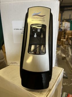 66X 700ML CHROME / BLACK SOAP DISPENSERS