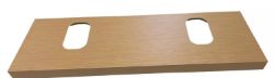 KERAMAG SILK COUNTERTOP WASH BASIN SIPHON 2 CUT OUT RIGHT AND LEFT LIGHT OAK