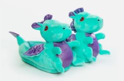 120 X BRAND NEW DRAGON SLIPPERS CHILDS