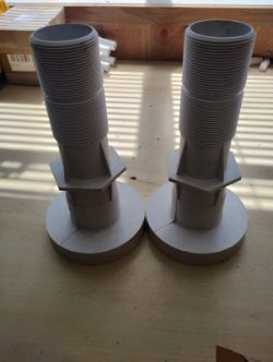 HAYWARD PUDDLE FLANGE 250MM, 2 – 2″/50MM CONNECTIONS – LINER- JOBLOT OF 2