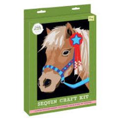 126 X BRAND NEW SEQUIN CRAFT KIT - PONY