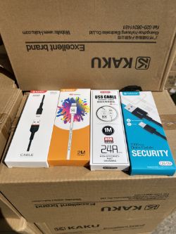 3000X IPHONE LIGHTENING CABLES MIXED.