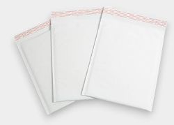 500 BUBBLE WHITE ENVELOPES WITH PEEL AND SEAL TOUGH LIGHT PADDED (180 X 265MM)