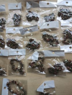 UNAKITE BUDDHA WOOD/ CHIP - BRACELETS - NEW IN ORIGINAL PACKAGING - JOBLOT OF 17