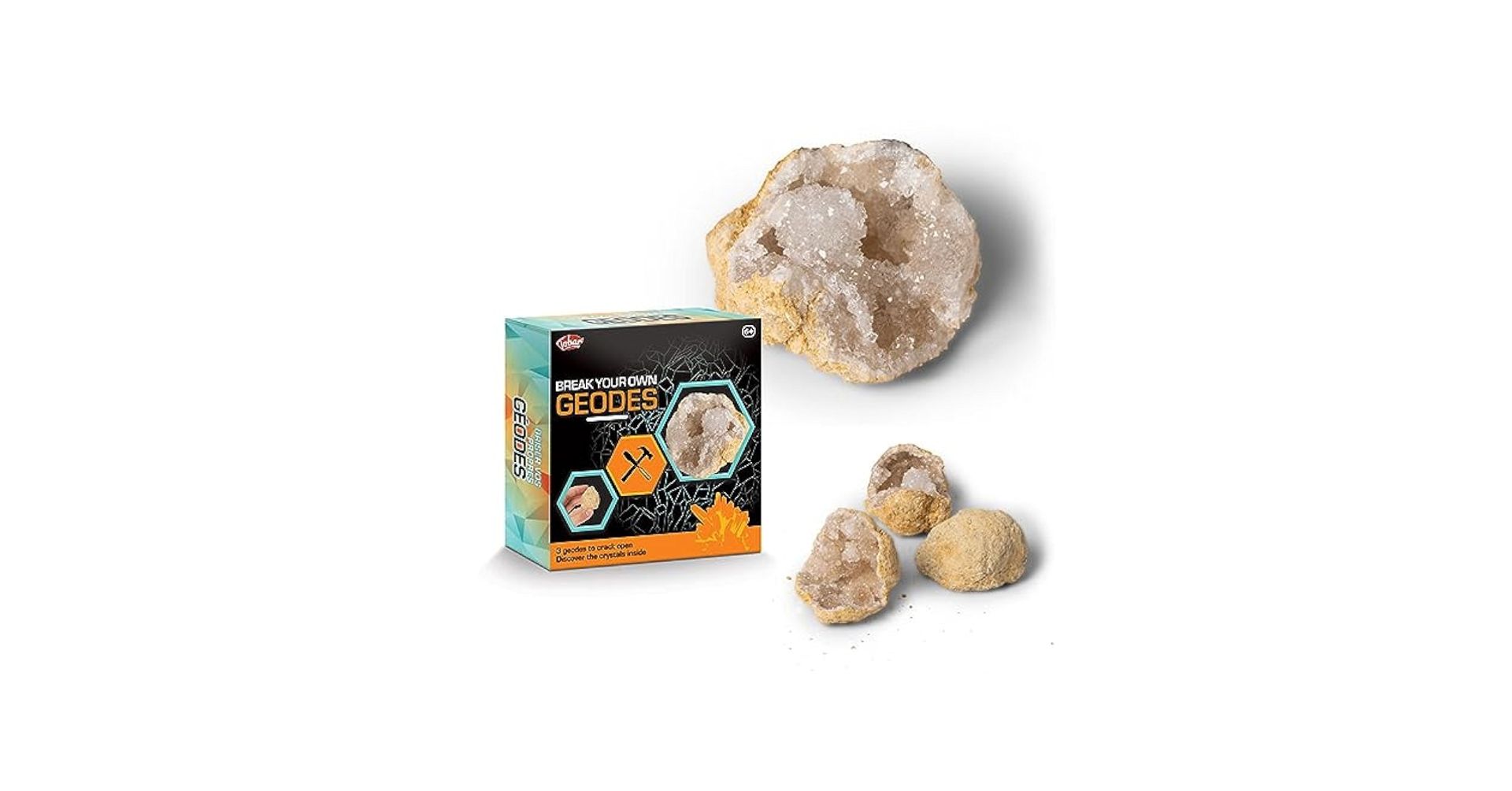 84 X BRAND NEW BREAK YOUR OWN GEODES SET