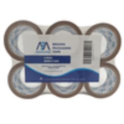 PARCEL TAPE STRONG PACKING CARTON SEALING TAPE 48MM X 66M BROWM TAPE 72 ROLLS