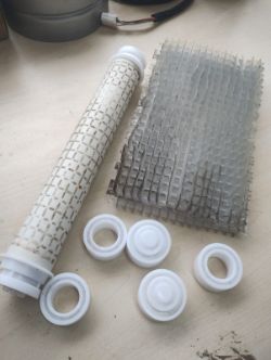 POOL AND SPA PARTS - FILTER HOLDER AND PARTS 375MM LONG - NEW JUST DIRTY FROM STORAGE