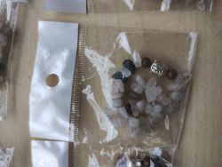 RUT QUARTZ BUDDHA WOOD/ CHIP - BRACELETS - NEW IN ORIGINAL PACKAGING - JOBLOT OF 21