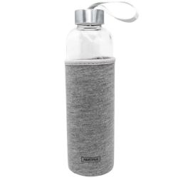 120 X BRAND NEW GLASS-NEOPRENE BOTTLE GREY 600 ML