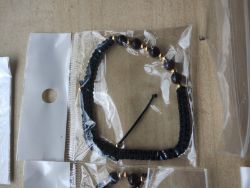 GARNET 5 BEAD SHAMBALLAS - NEW IN ORIGINAL PACKAGING - JOBLOT OF 15