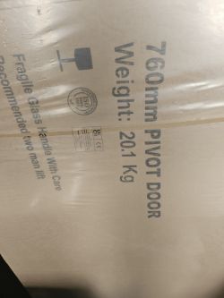 SHOWER PIVOT DOOR 760MM