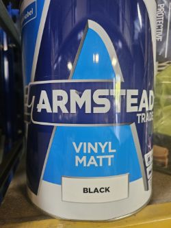 EMULSION PAINT VINYL MATT BLACK 5L