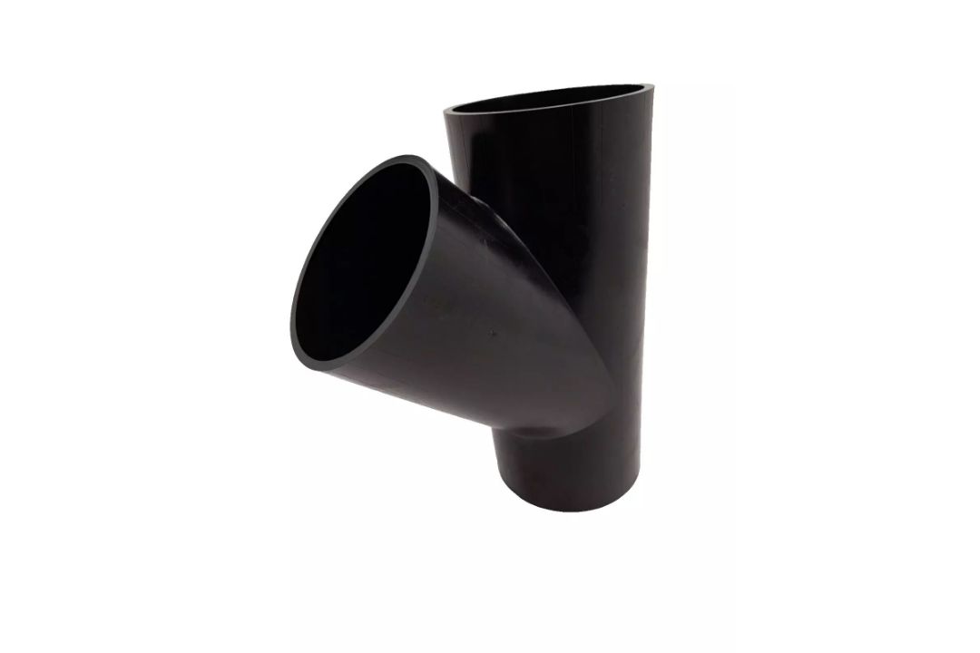 JOBLOT OF 109X HDPE BRANCH 45° DEGREE 160MM X 160 MM WAVIN BLACK 4009725 - Image 1 of 5