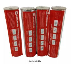 JOBLOT OF 20 PACKS INSULATED FIRE SLEEVE PIPE 27 MM DIAMETER 300 MM LENGTHS ROCK 27 MM ROCKWOOL X 4
