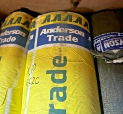 10 X ANDERSON TRADE FELT SANDED SHINGLE UNDERLAY ROOFING 20 M X 1 M