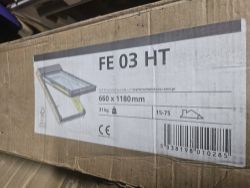 ROOF WINDOW TOP HUNG 66 X 118CMS FE 03 HT