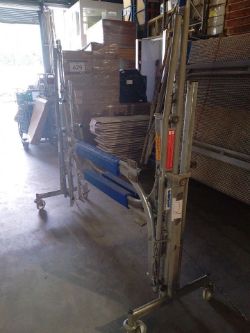 TRAMPOLINE FRAME 7 FOOT WIDE PROFESSIONAL FOLDING GYMNASTICS TRAINING EUROTRAMP