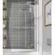 BATH SCREEN SHOWER OVER BATH TOWEL RAIL CHROME SMALL BATHROOM GLASS 1400 X 855 MM - Image 2 of 5