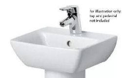 BATHROOM SINK WASH BASIN 400MM 1 TAP HOLE WALL HUNG SOTTINI IDEAL STANDARD E625801