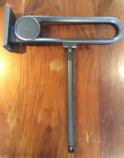 10 X ALLEGION NORMBAU CAVERE 600MM DISABILITY LIFT UP SUPPORT RAIL WITH FOLDING LEG